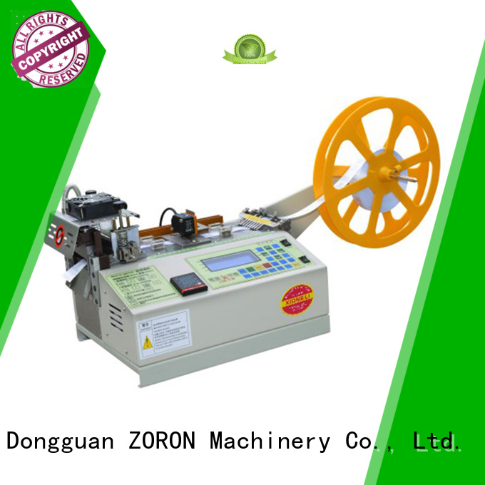 zl automatic fabric cutting machine maker for card label