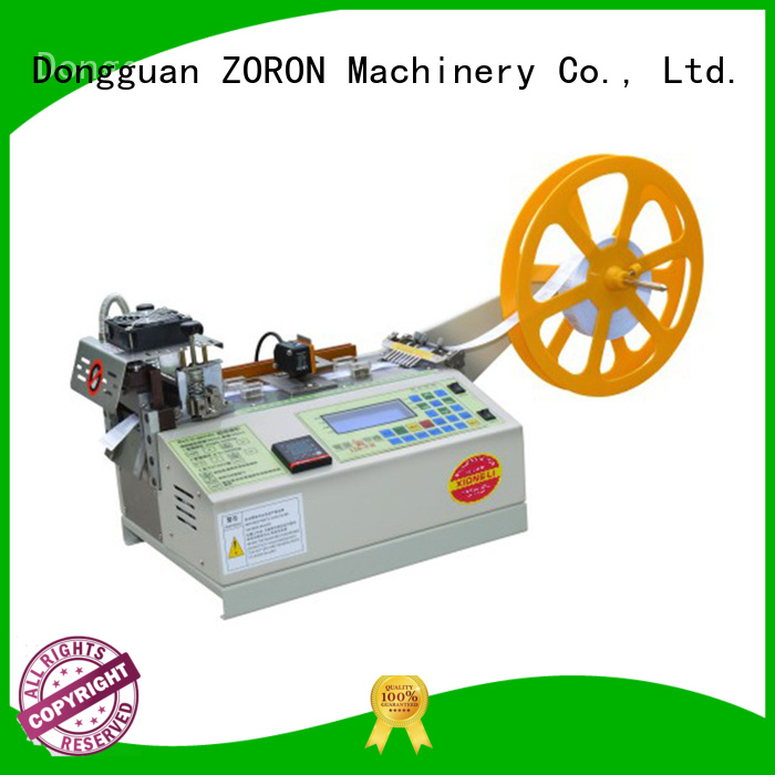 excellent computerised elastic cutting machine with cooling fan for fabric ZORON Machinery
