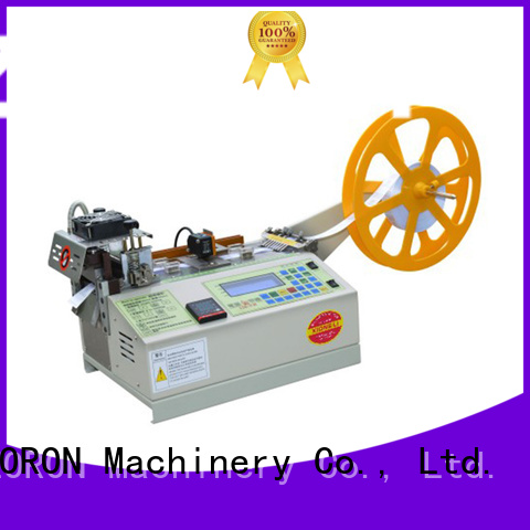ZORON Machinery automated velcro cutting machine supply for card label