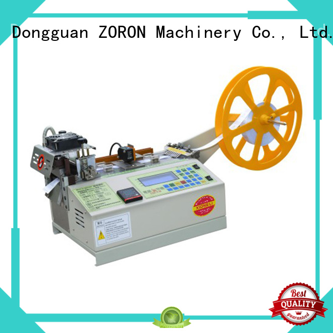 ZORON Machinery automatic ribbon cutting machine manufacturer for cloth