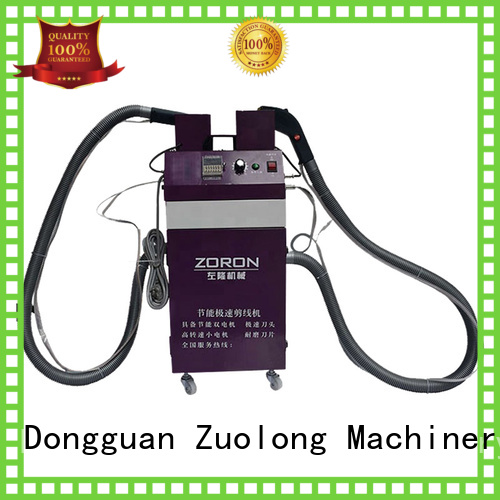 double machine trimming head electric thread cutter Zuolong Machinery