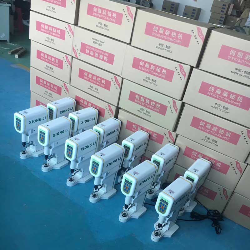 ZORON Machinery Computer control automatic button attaching machine feed Mini