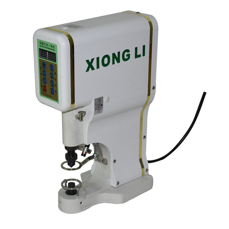 ZORON Machinery Computer control automatic button attaching machine feed Mini