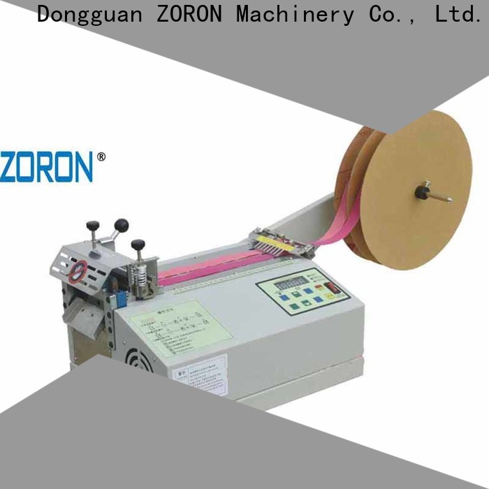 ZORON Machinery label automatic fabric cutting machine for busniess for fabric