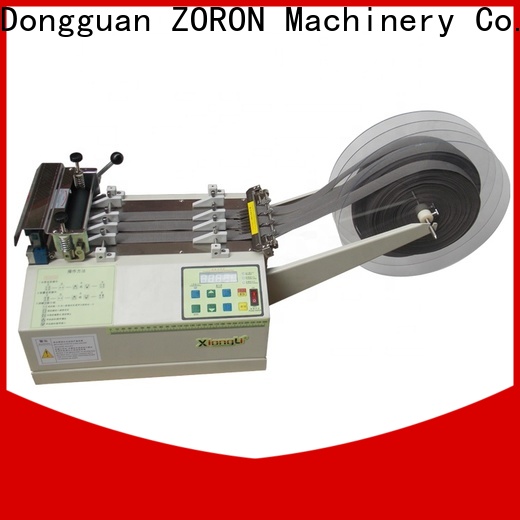 ZORON Machinery latest computerized webbing cutting machine factory for elastic with words