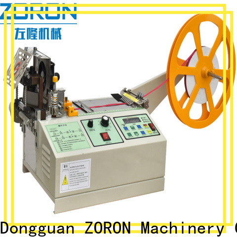 ZORON Machinery high quality computerized webbing cutting machine company for elastic with words
