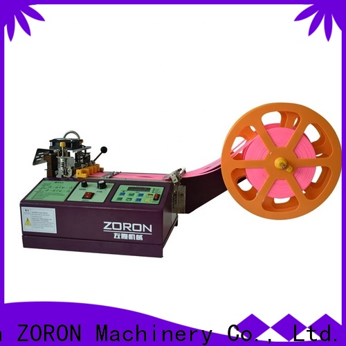 latest computerized webbing cutting machine with cooling fan for card label