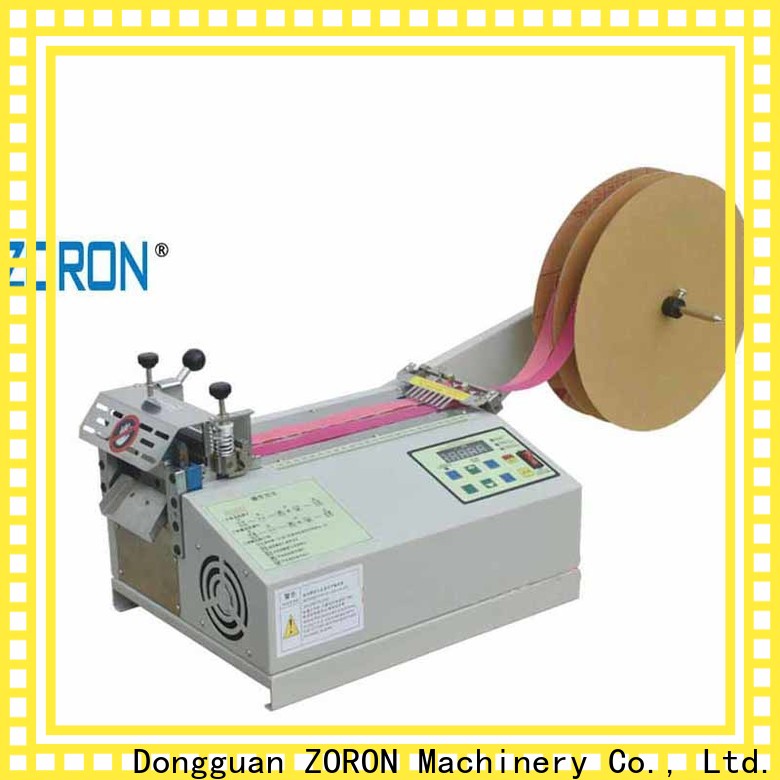 computer webbing automatic fabric cutting machine factory for card label