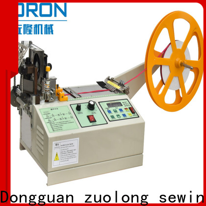ZORON Machinery automatic ribbon cutting machine factory for elastic with words