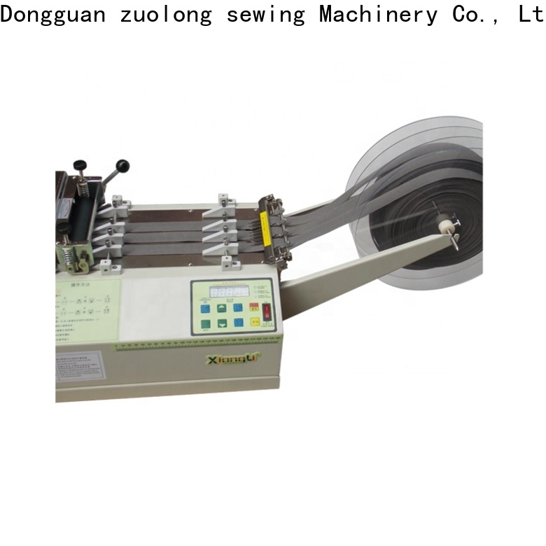 ZORON Machinery high quality automated velcro cutting machine factory for elastic with words