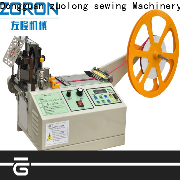 ZORON Machinery best automated velcro cutting machine manufacturer for elastic with words