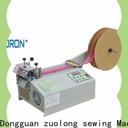 ZORON Machinery automatic elastic care automatic ribbon cutting machine with knife for elastic with words