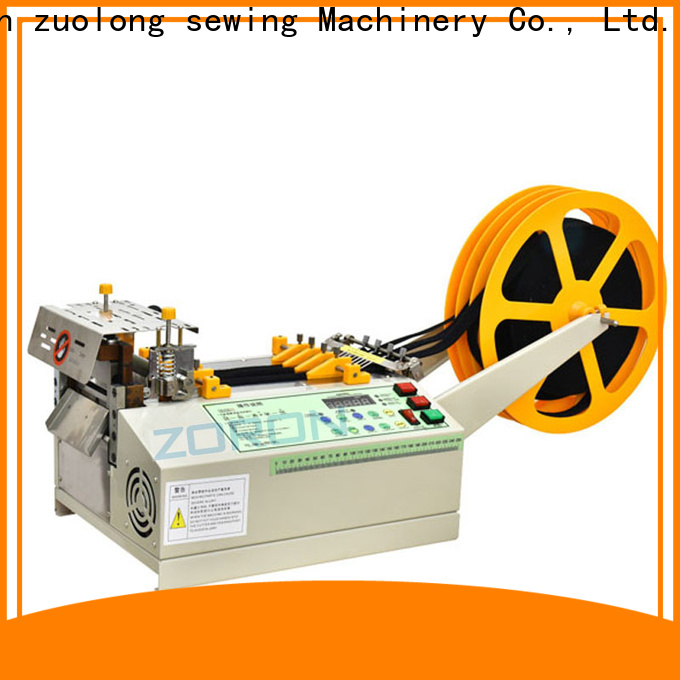 ZORON Machinery automated velcro cutting machine for busniess for elastic with words