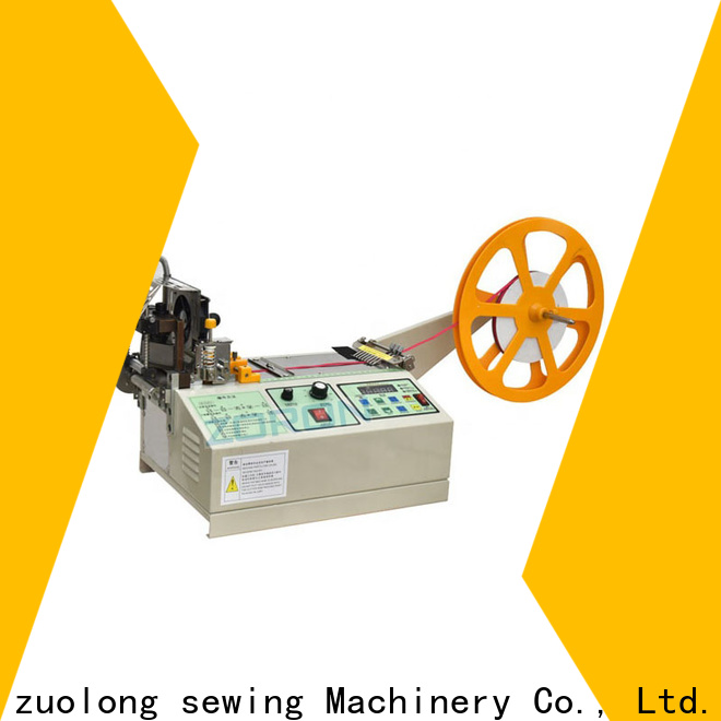 ZORON Machinery latest automated velcro cutting machine with knife for cloth