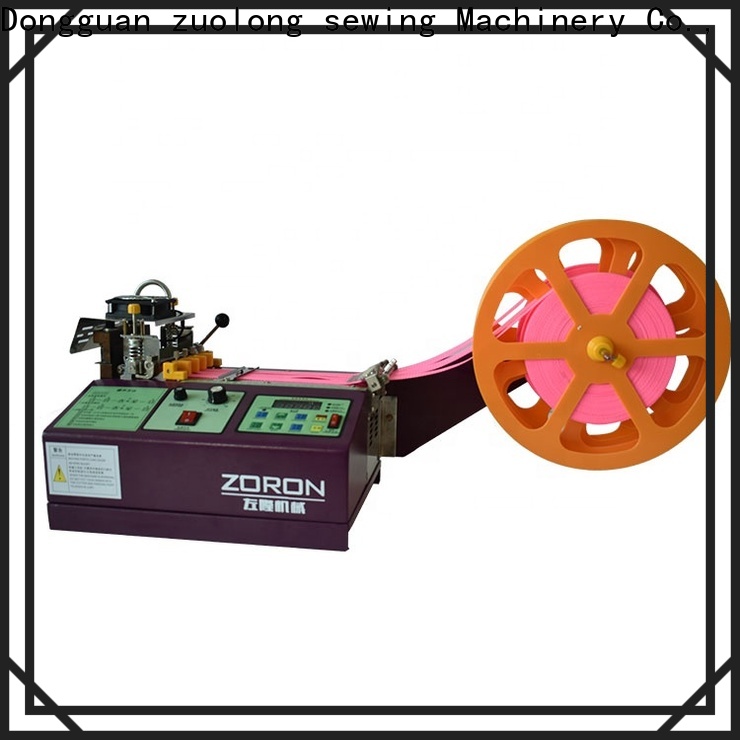 ZORON Machinery cutting computerized webbing cutting machine manufacturer for card label