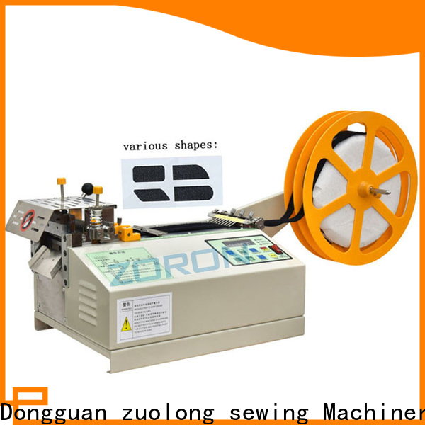 ZORON Machinery automatic ribbon cutting machine with knife for cloth