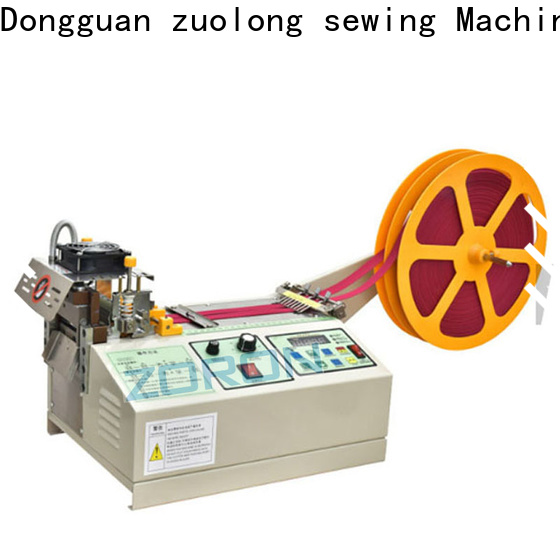 ZORON Machinery top computerized webbing cutting machine supplier for elastic with words