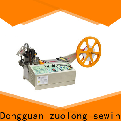 high quality automatic ribbon cutting machine with electronic sensor for elastic with words