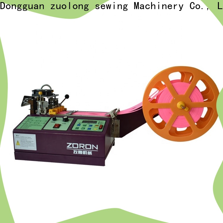 ZORON Machinery latest automated velcro cutting machine factory for elastic with words