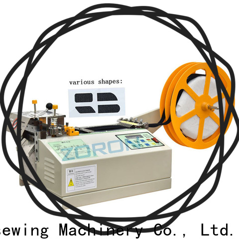 ZORON Machinery automated velcro cutting machine supplier for card label