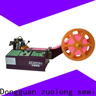 ZORON Machinery top automatic fabric cutting machine with cooling fan for elastic with words