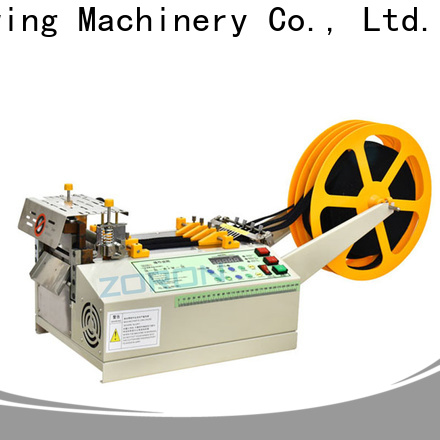 ZORON Machinery computer webbing automatic fabric cutting machine supply for elastic with words