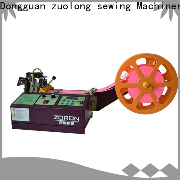ZORON Machinery computerized webbing cutting machine for busniess for elastic with words