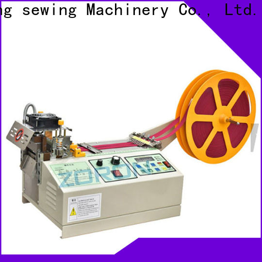 label computerized webbing cutting machine with knife for cloth