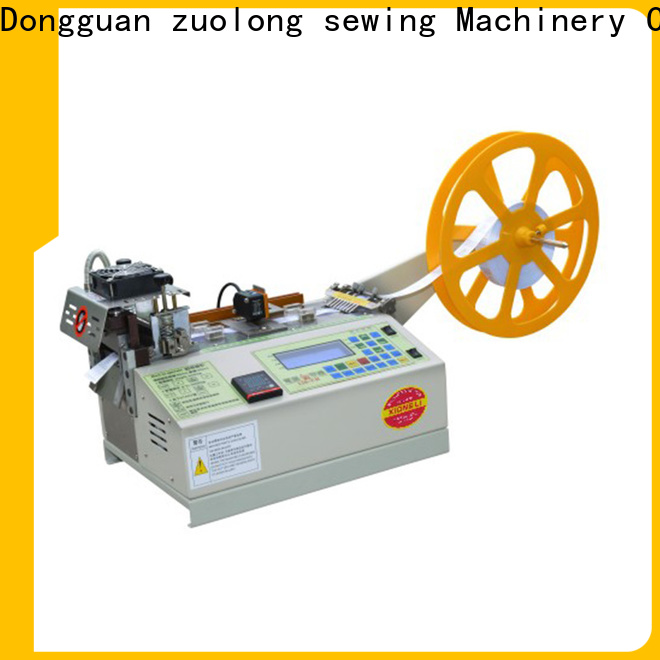 ZORON Machinery automatic elastic care automatic ribbon cutting machine supplier for elastic with words