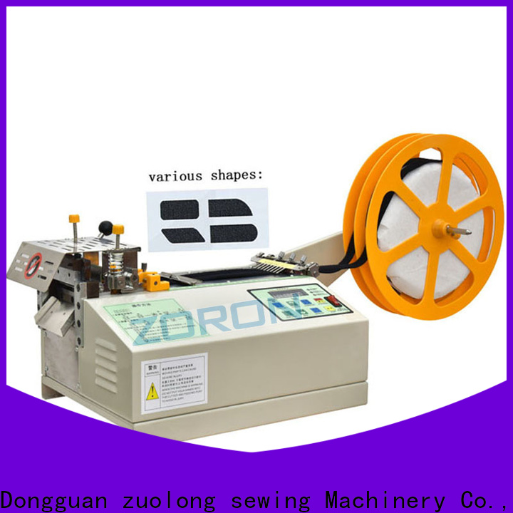 automatic elastic care computerized webbing cutting machine for busniess for elastic with words