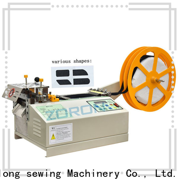 ZORON Machinery new automatic ribbon cutting machine manufacturer for fabric