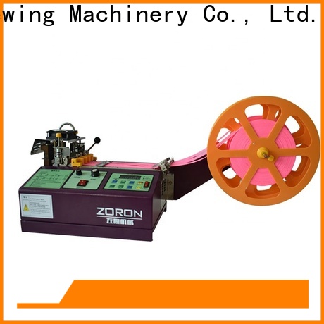 ZORON Machinery webbing automatic ribbon cutting machine for busniess for elastic with words