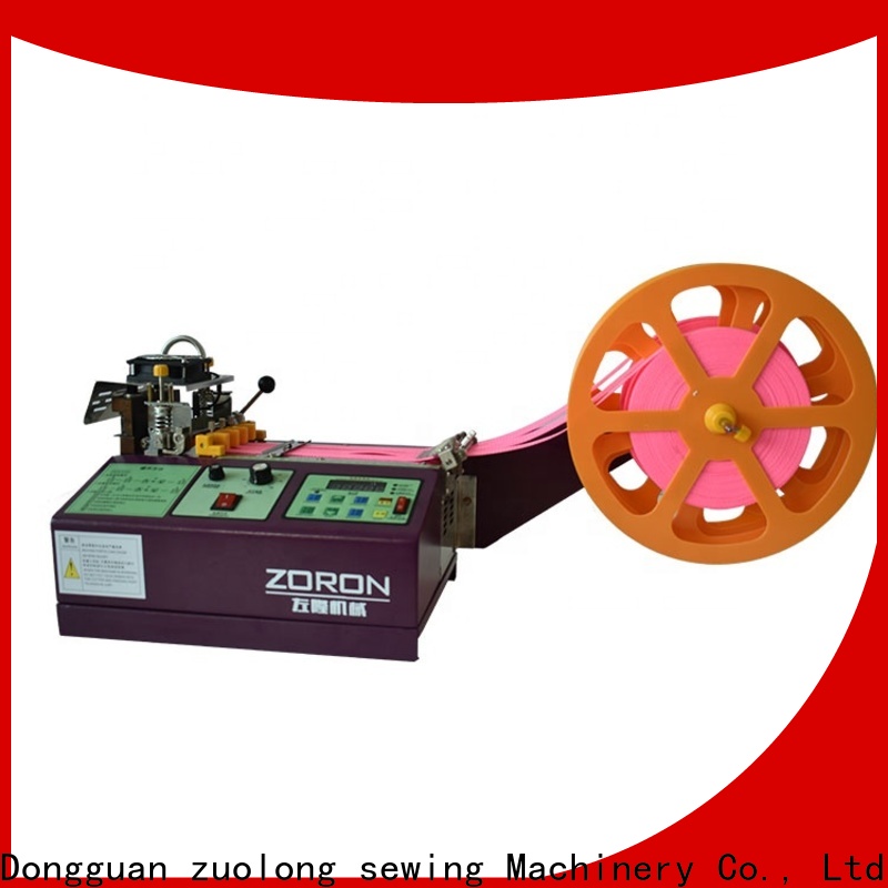 automatic elastic care automated velcro cutting machine with knife for fabric