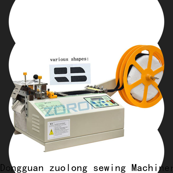 top computerized webbing cutting machine with cooling fan for card label
