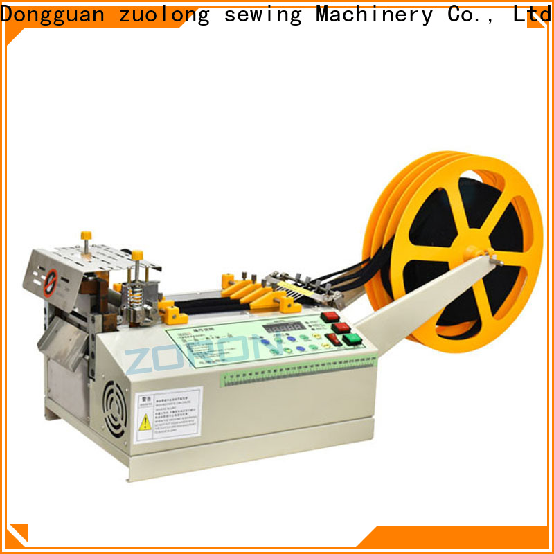 ZORON Machinery automatic elastic care automatic ribbon cutting machine supplier for card label