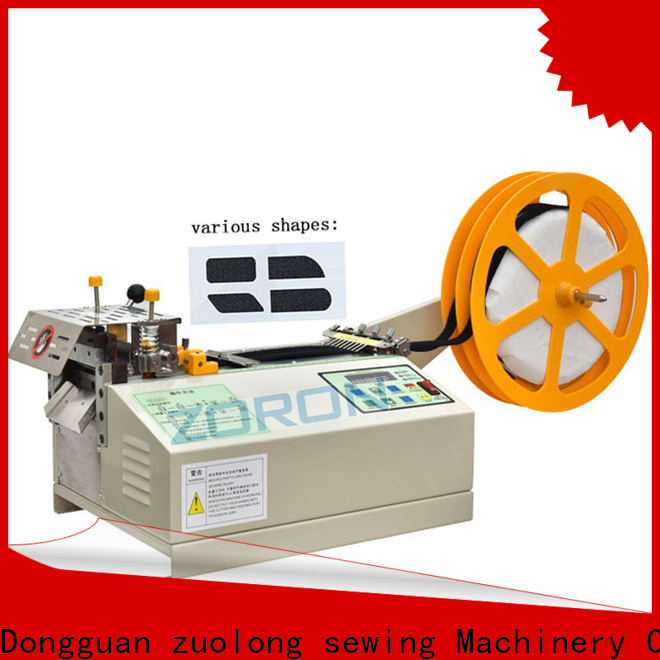 latest automatic ribbon cutting machine with electronic sensor for elastic with words