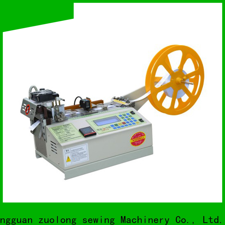 computer webbing automated velcro cutting machine manufacturer for cloth