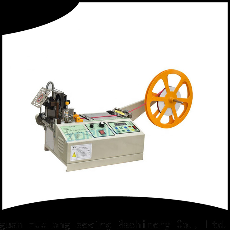 ZORON Machinery latest automatic ribbon cutting machine with cooling fan for card label
