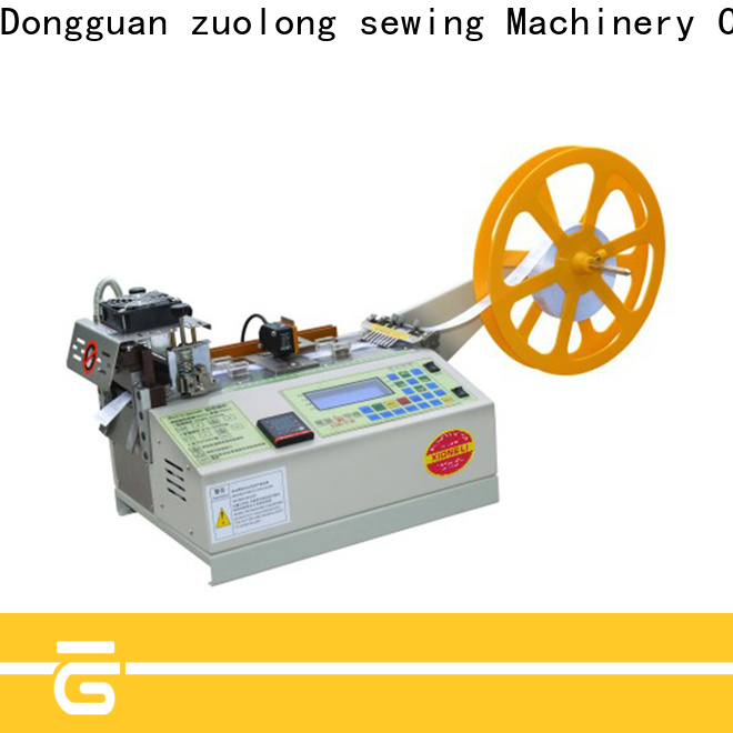ZORON Machinery automated velcro cutting machine with cooling fan for cloth