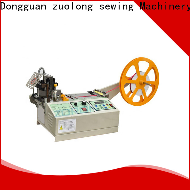ZORON Machinery automatic ribbon cutting machine with cooling fan for fabric