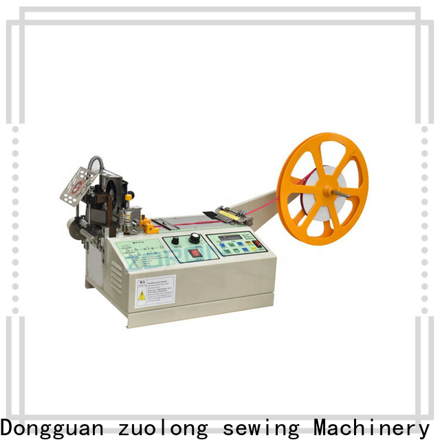 ZORON Machinery automated velcro cutting machine with knife for elastic with words