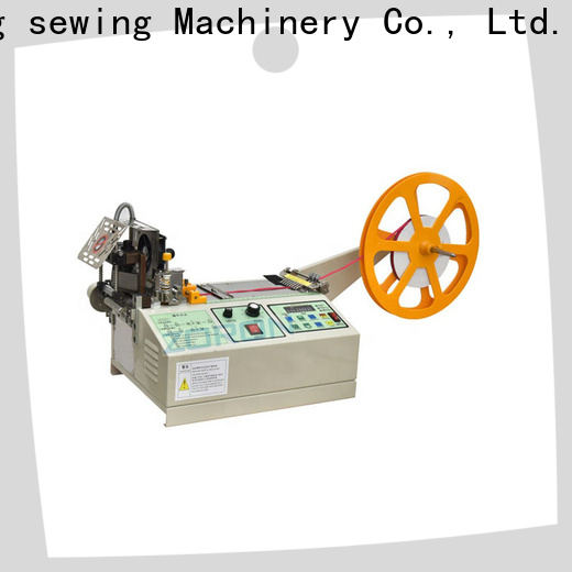 ZORON Machinery automatic cutting machine with knife for elastic with words