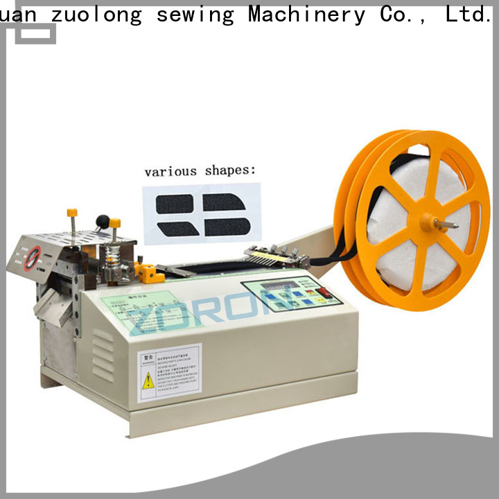 ZORON Machinery webbing automatic ribbon cutting machine supply for cloth