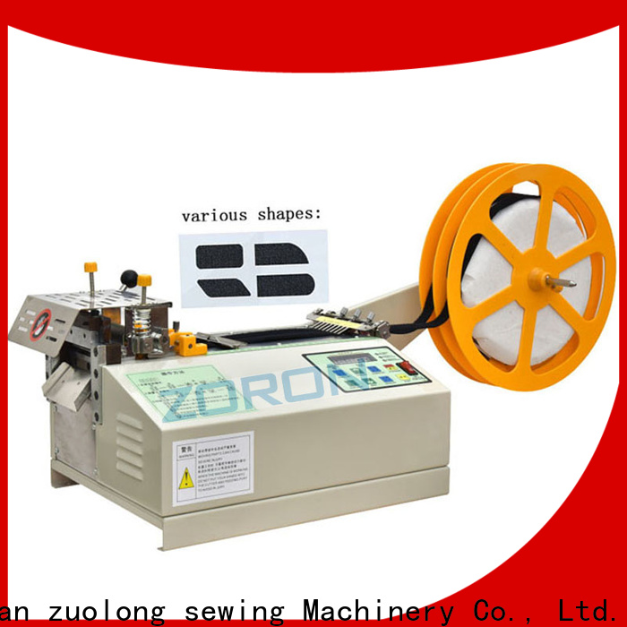 ZORON Machinery latest computerized webbing cutting machine supplier for elastic with words