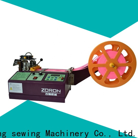 ZORON Machinery webbing automated velcro cutting machine supply for fabric