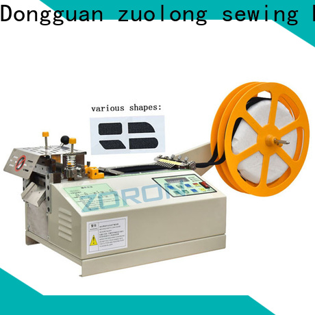 ZORON Machinery computerized webbing cutting machine manufacturer for cloth
