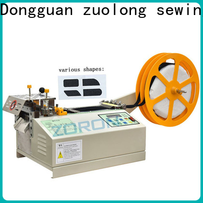 ZORON Machinery wholesale automated velcro cutting machine with electronic sensor for cloth