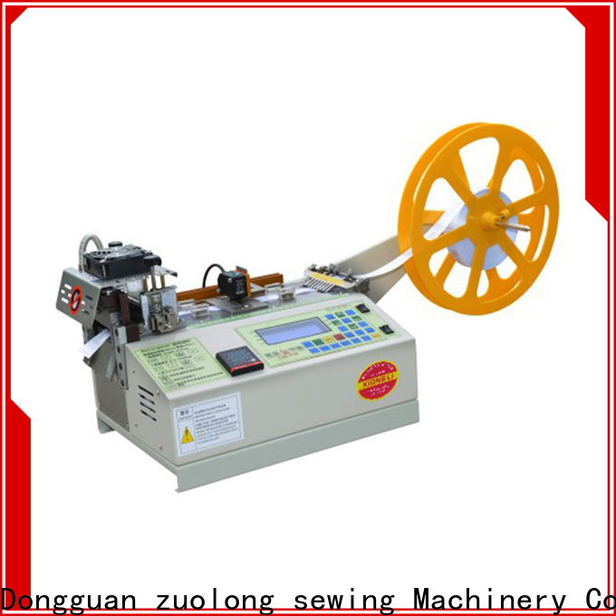 ZORON Machinery computerized webbing cutting machine with cooling fan for fabric