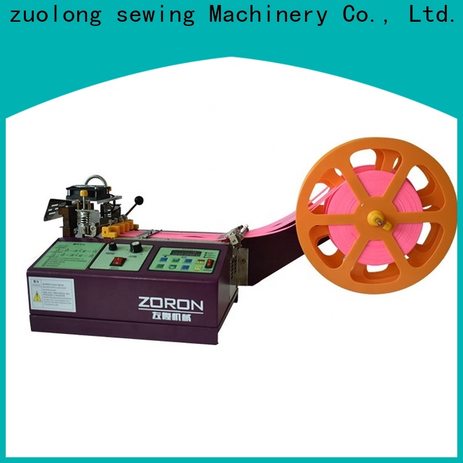 ZORON Machinery latest automatic ribbon cutting machine with electronic sensor for card label