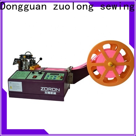 ZORON Machinery automatic ribbon cutting machine supply for elastic with words